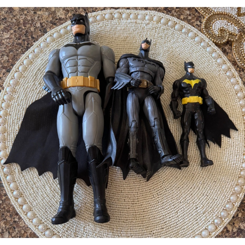 Batman‎ Action Figures Lot of 3 DC Comics Collectible Toys